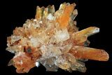 Orange Creedite Crystal Cluster - Durango, Mexico #99173-1
